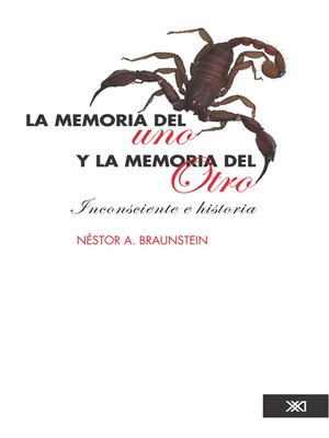 cover image of La memoria del uno y la memoria del Otro